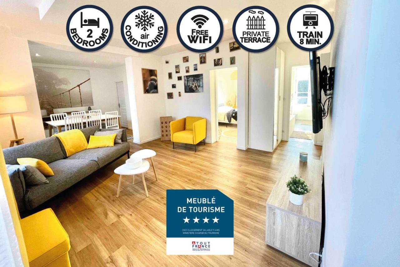 Epernay Prestige, Appartement Avec Terrasse Exterior foto